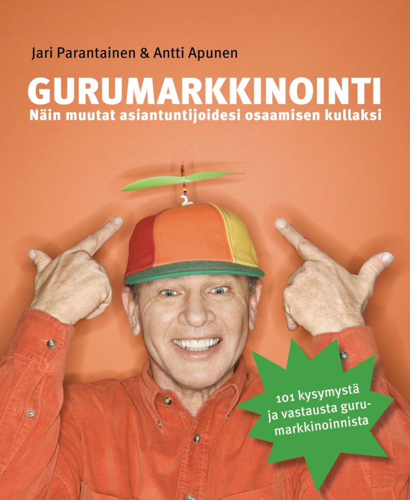 Gurumarkkinointi-kirjan kansiluonnos 1.