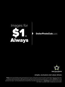Näin yksinkertaisesti DollarPhotoClub.com mainosti palveluaan kesäkuun 2014 MacWorld-lehdessä. Klikkaa kuva täysikokoiseksi.
